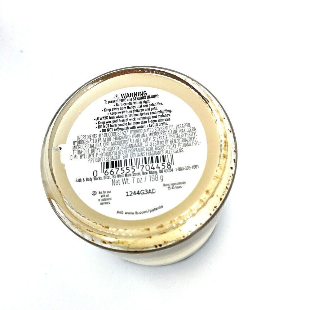Bath & Body Works Jar Candle Hot Cocoa Cream 7 oz Single Wick Burns 25-48 Hours - Picture 6 of 6